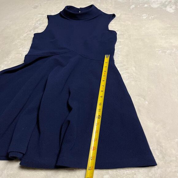 Bailey Blue Tennis Dress Size M Mini Fit & Flare Dark Sleeveless Summer Stretch - Picture 7 of 9